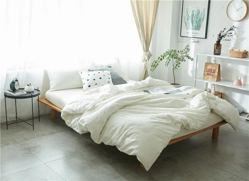 Modern Simple 100% Cotton Duvet Cover Set