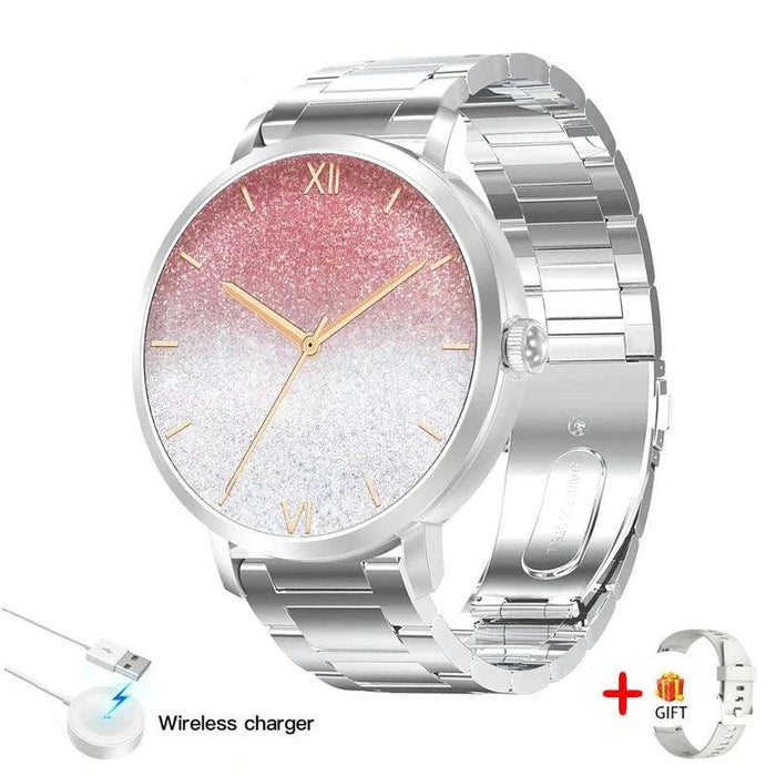 Chic Smart NFC Watch for Women with Bluetooth Calling, GPS, and Health Monitoring