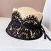 Japanese-Inspired Lace-Adorned Fisherman's Hat