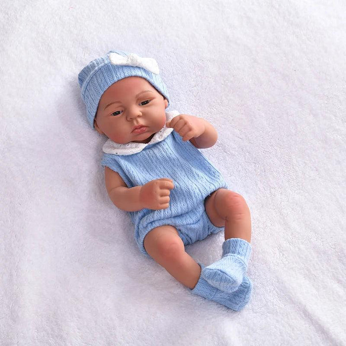 16-Inch Lifelike Reborn Baby Girl Doll - Realistic Full Vinyl Body with Outfit, Ideal for Gifts and Collectors