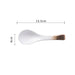 Elegant Japanese Ceramic Soup Spoon - Stylish Utensil for Dining and Culinary Delights