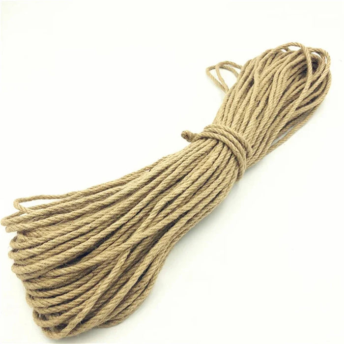 Vintage-Inspired Handmade Hemp Rope Bundle - Premium Crafting Supplies for DIY Projects