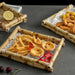 Southeast Asian Handcrafted Bamboo Dessert Plate - Eco-Friendly Serving Tray for Snacks and Hot Pot