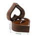 Elegant Heart-Shaped Walnut Jewelry Box - The Perfect Love Token for Special Moments