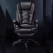 Luxury Black Ergonomic Recliner Chair for Ultimate Gaming and Office Comfort