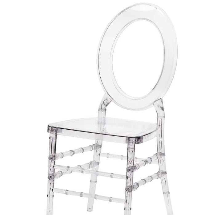 Modern 32-Piece Clear Acrylic Stacking Stools for Events