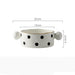 Elegant Gold-Trimmed Polka Dot Ceramic Dining Set for Sophisticated Entertaining