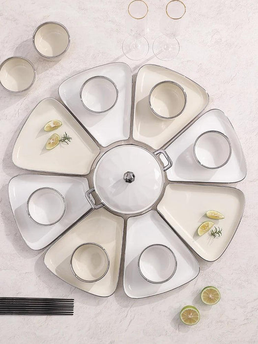 Elegant Ceramic Tableware Set: Stylish Dining Collection for All Occasions