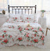 Korean Style Red Rose Printing Bedding Set