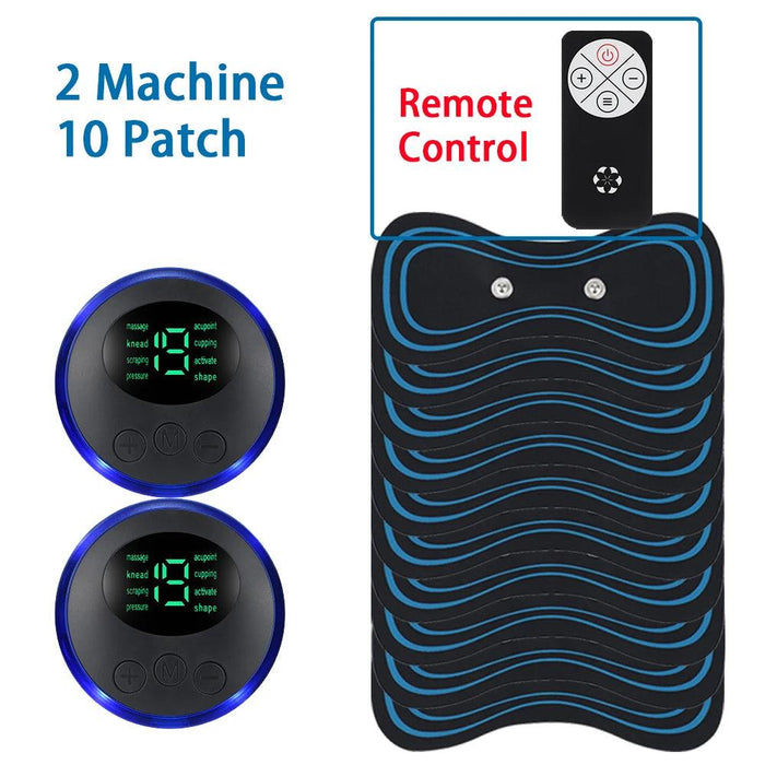 Portable Electric Neck Massager with 8 Adjustable Modes - Full Body Muscle Relaxation Stimulator