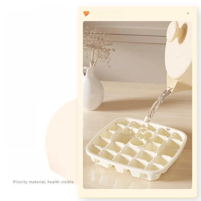 Premium Double Layer Ice Cube Maker - Food Safe Ice Storage Solution