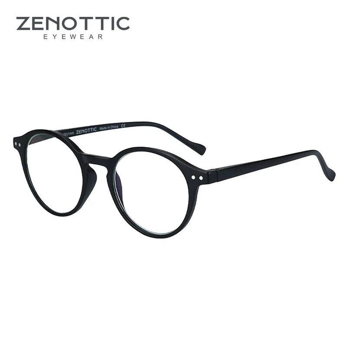 ZENOTTIC 2024 Retro Blue Light Blocking Reading Glasses - Chic Eyewear for Eye Protection and Better Sleep