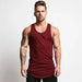 Men's Bodybuilding Sleeveless Workout Tank Top for Fitness and Sports