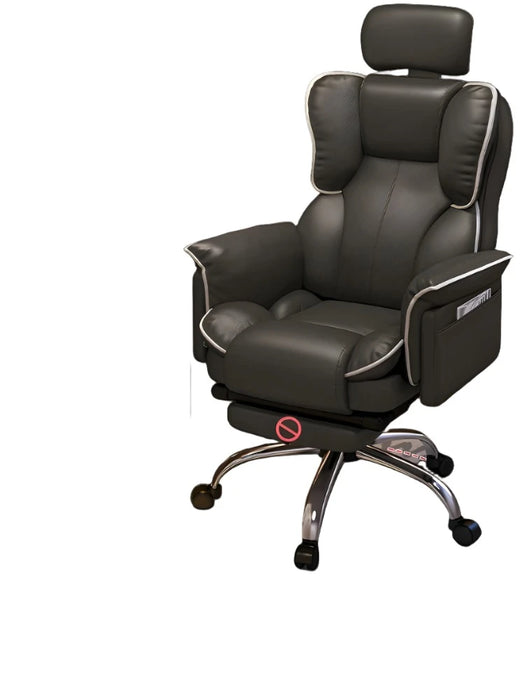 Premium Ergonomic Leather Recliner Chair with Adjustable Comfort Features