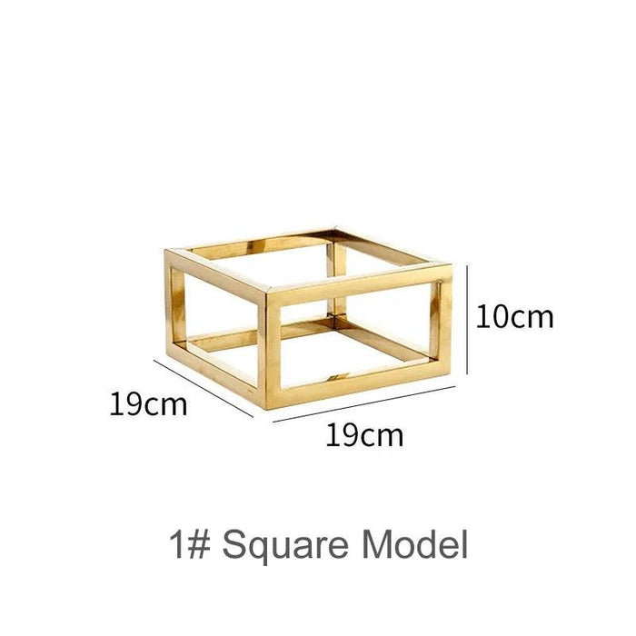 Elegant Stainless Steel Multi-Tier Snack and Dessert Display Stand for Celebrations