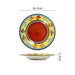 Hand-Painted 6.5-Inch European Ceramic Plates - Exquisite Salad and Fruit Dish for Home Dining