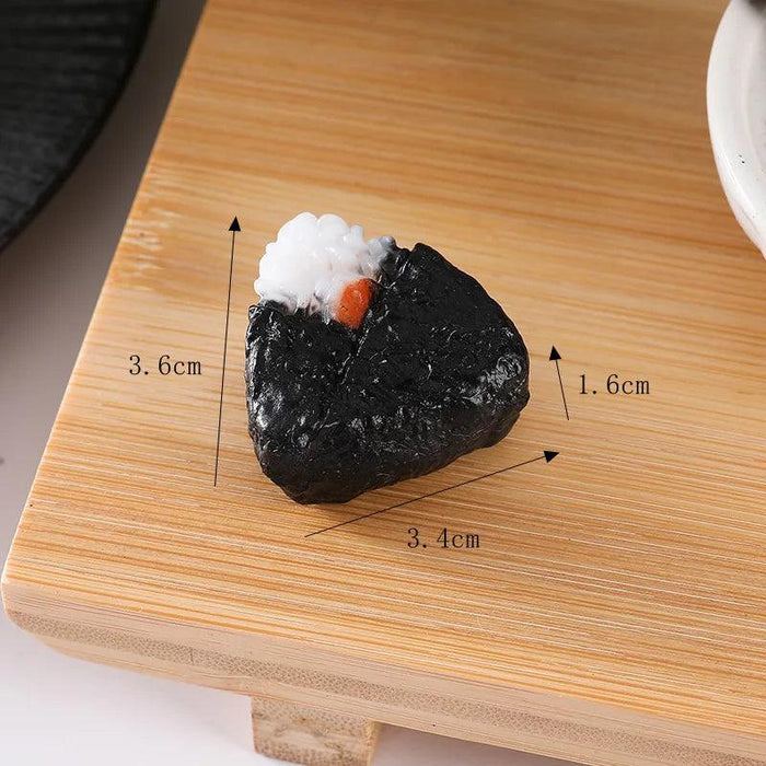 Realistic Artificial Sushi Set - 10pcs Decorative Japanese Rolls for Photography and Home Styling