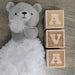 Custom Engraved Birch Wood Name Blocks - Personalized Letter Tiles for Children's Room Decor