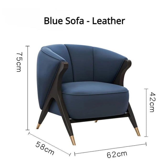 Chic Scandinavian Velvet Lounge Chair - Perfect for Stylish Living Areas