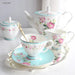 European Afternoon Tea and Coffee Set with Elegant Gift Box and Premium Pot