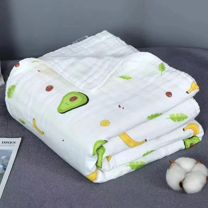 Luxurious Cotton Baby Towel and All-Season Blanket Duo - Comfort for Every Stage of Your Child's Growth