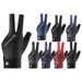 Left-Handed Billiards Glove - Three-Finger Design for Superior Performance