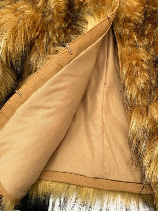 Luxe Faux Fur Winter Coat | Chic Women's Outerwear