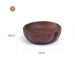 Elegant Rustic Wooden Bowl for Serving Salads and Fruits