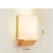 Nordic LED Wooden Wall Lamps with Acrylic Shades for Cozy Bedroom and Living Room Lighting