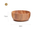 Acacia Wood Bowl Collection – Stylish Serving Solutions for Salads, Soups, and Fruits