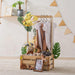 Elegant Wooden Baby Storage Basket for Nursery Organization and Celebrations