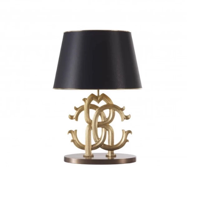 Elegant LED European Luxury Table Lamp with Artful Gold & Silver Finish for Living Room, Bedroom, and Study