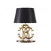 Elegant LED European Luxury Table Lamp with Artful Gold & Silver Finish for Living Room, Bedroom, and Study