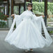 Elegant White Tang Dynasty Hanfu Dress for Women - Perfect for Cosplay and Magical Gatherings