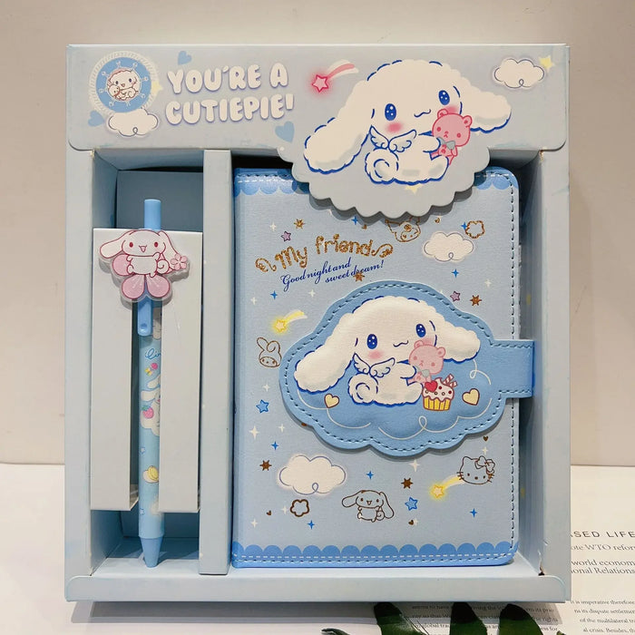 Sweet Friends Planner and Pen Set - Cute Sanrio Characters Notebook and Notepad Kit for Organizing Your Daily and Weekly Agenda - Perfect Stationery for Office and School Use
