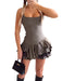 Women's Chic Summer Backless Mini Dress