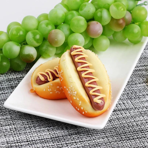 Lifelike PU Sausage Advertising Display Prop for Hot Dog Venues