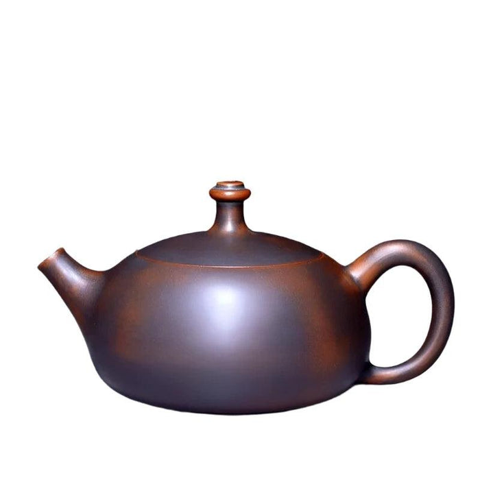 Handcrafted 220ml Qinzhou Nixing Purple Clay Teapot and Kettle Set for Authentic Chinese Tea Rituals