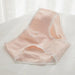 Charming Pink Strawberry Bow-Embellished Cotton Underwear for Women and Students