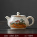 Handcrafted Xishi Elegance: Artisan Teapot Set with Fine Mesh Filter