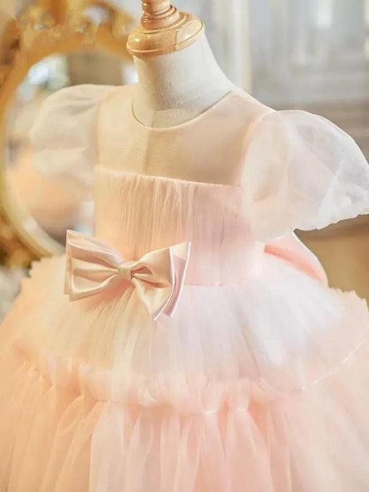 Enchanted Pink Princess Ball Gown for Girls