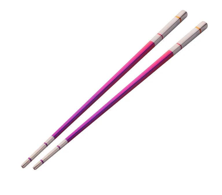 Eco-Friendly Reusable Stainless Steel Chopsticks for Asian Cuisine