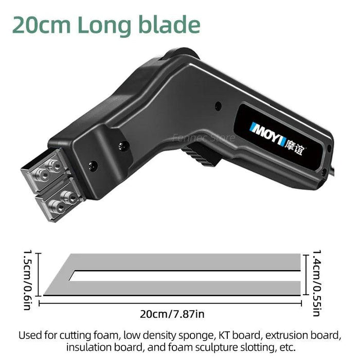 Adjustable Temperature Electric Fabric and Foam Cutter with Universal Plug Compatibility