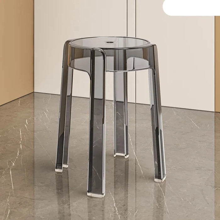 Modern Clear Acrylic Folding Stool for Stylish Living