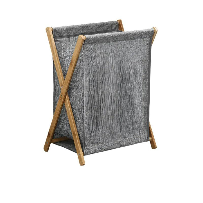 Eco-Friendly Bamboo Foldable Laundry Hamper - Stylish and Space-Saving Storage Solution