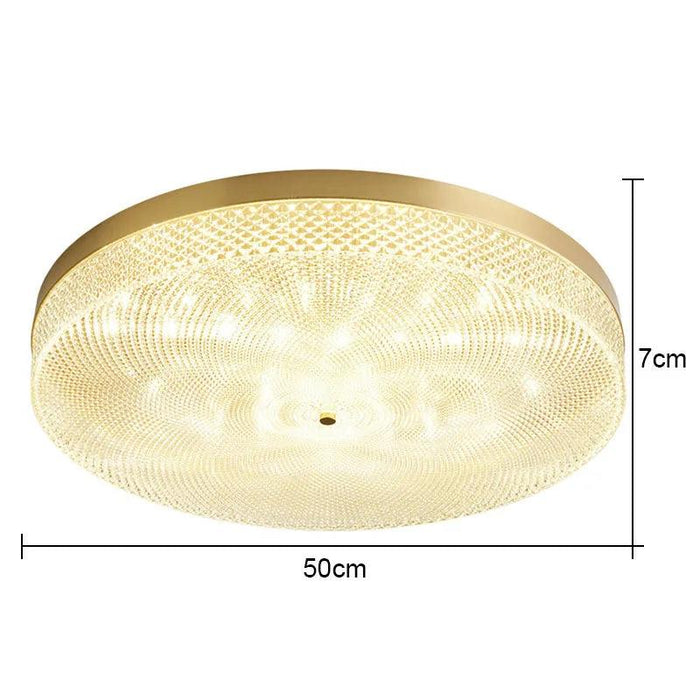 Chic LED Round Acrylic Ceiling Light for Luxurious Home Decor