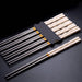 Stylish Anti-Slip Stainless Steel Chopsticks for Sushi and Asian Dishes - Ideal for Home and Restaurant Use