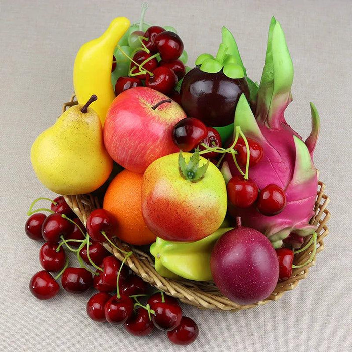 Lifelike Faux Fruits and Vegetables for Stunning Home and Restaurant Decor - Ideal for Captivating Food Photography