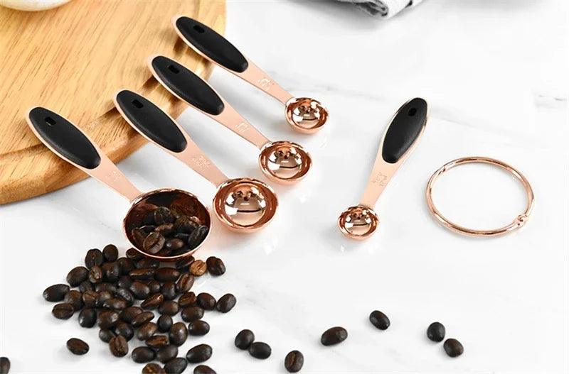 Professional Grade Stainless Steel Measuring Cups and Spoons Set - Perfect for Baking and Cocktails