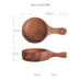 Elegant Handcrafted Acacia & Beech Wood Bowl - Versatile Salad, Fruit, and Oatmeal Serving Dish